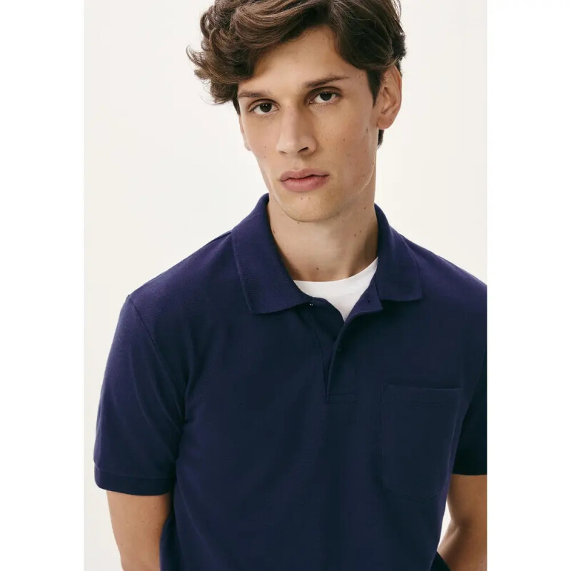 CAMISA POLO MM MASC AZUL ESCURO