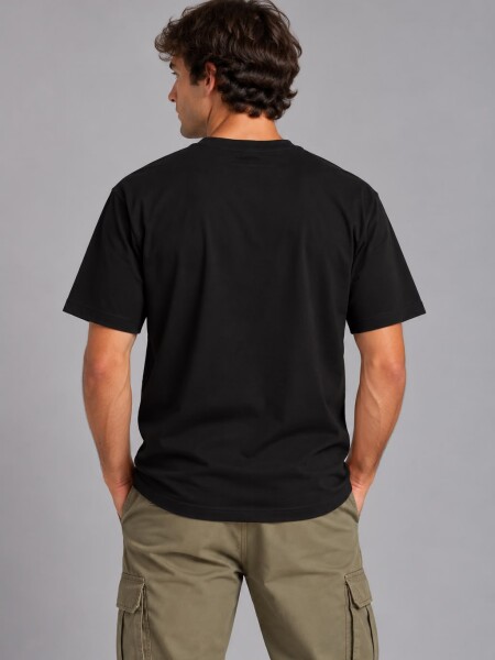 T-SHIRT QUIKSILVER 40618 NEW NEGRO