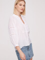 Blusa Shetland Blanco