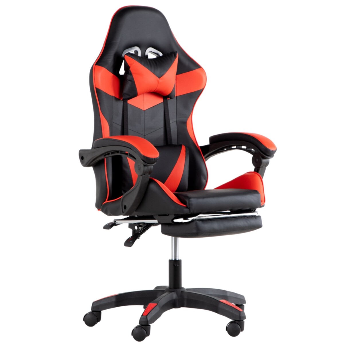 Silla Gamer Ergonomica Reclinable Giratorias 360 grados - Rojo 