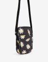 Complemento Marroquinería Nylon Porta Celular Con Asa Regulable - Estampado Flores