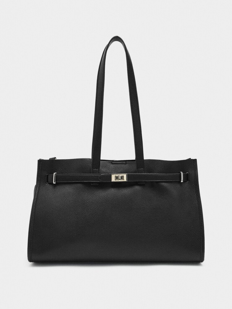 Bolso Para Portátil 13" Con Bolso Removible negro