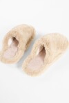 Pantufla estrella beige