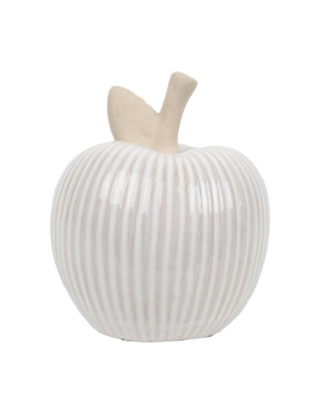 MANZANA CERAMICA ACANALADA 9x9x10.7CM TORNASOLADO MANZANA CERAMICA ACANALADA 9x9x10.7CM TORNASOLADO