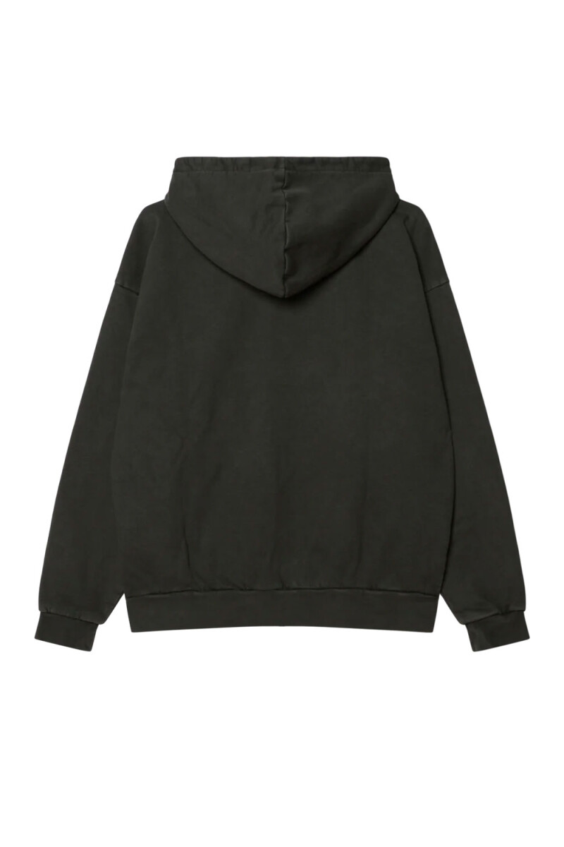 LOWERCASE PIGMENT ZIP HOOD Negro