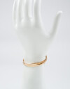 Pulseras Flexibles Metal Pulsera Con Triple Cadena - Dorado