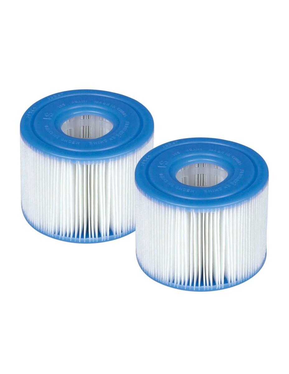INTEX PACK 2 FILTROS S1 REPUESTO JACUZZI SPA 