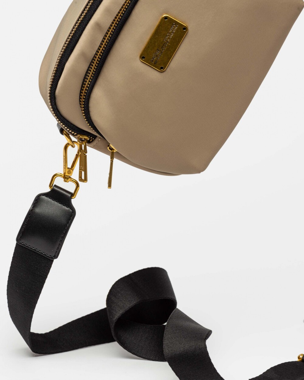 Mini Bag Bolt en Nylon Taupe