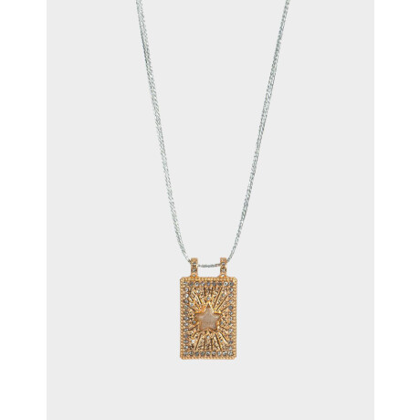 Collar Corto Hilo Dije Naipe Dorado