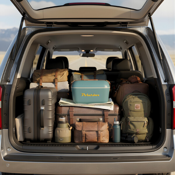 Conservadora Hielera Vintage 20L Litros Latas Hielo Polarbox Color Azul