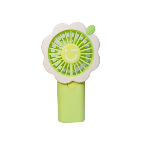 Ventilador floral verde