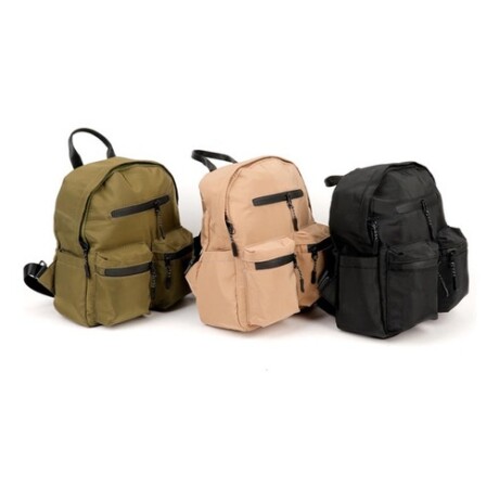 Mochila urbana Canva modelo Rumania en nylon Verde