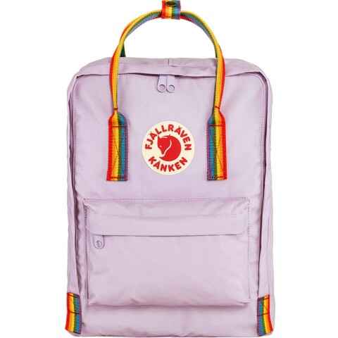 Mochila Fjallraven Kanken Rainbow Unisex Pastel Lavender-Rainbow