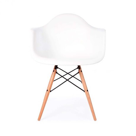 BUTACA POLIPROPILENO-Y-MADERA BLANCO KIDS XH-8066S