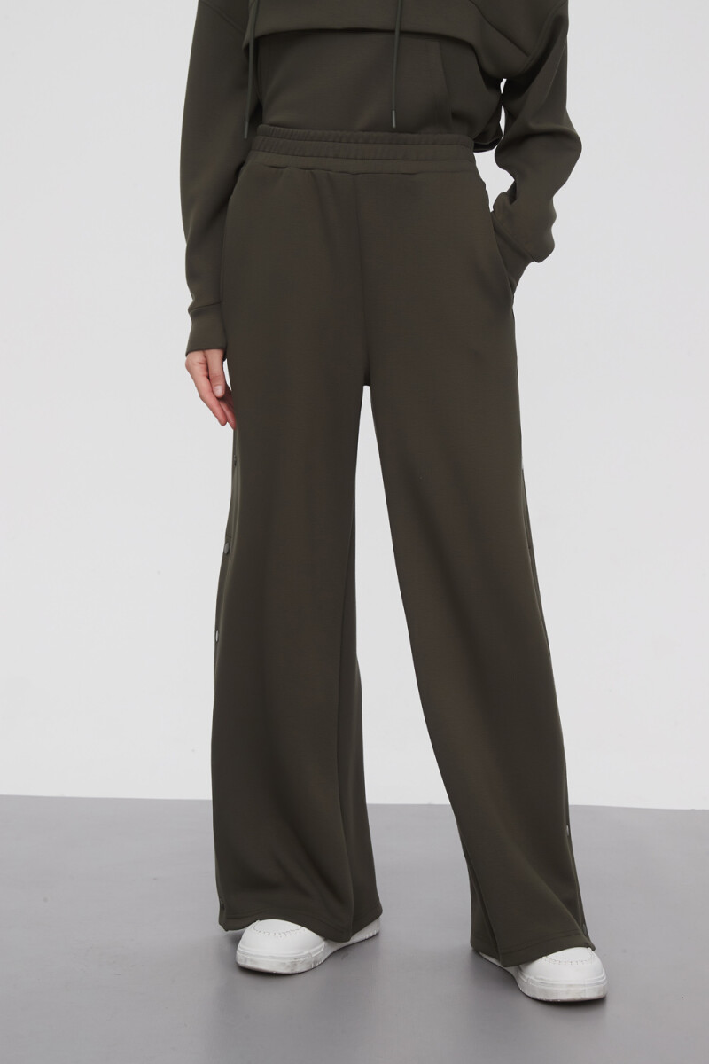 Pantalon Deportivo Cincer - Verde Oliva Oscuro 