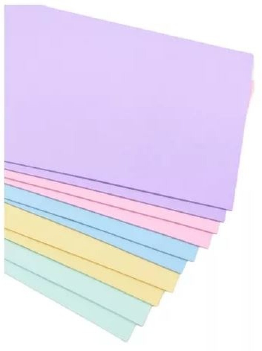 Goma Eva A4 Pack x10 Colores Pastel Dalí 