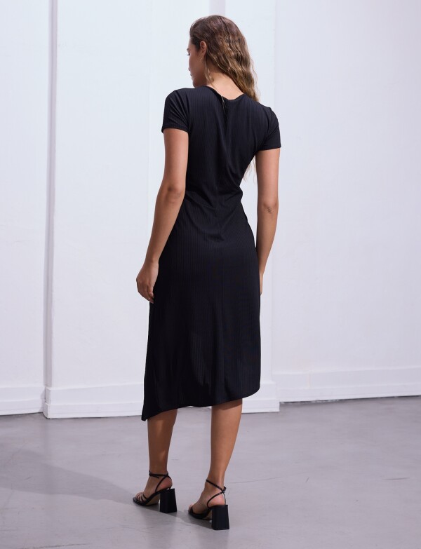Vestido Asimetrico NEGRO