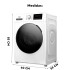 Lavarropas Whirlpool 7kg Wnq75abdna Inverter LAVARROPAS WHIRLPOOL 7.5KG WNQ75ABDNA BL