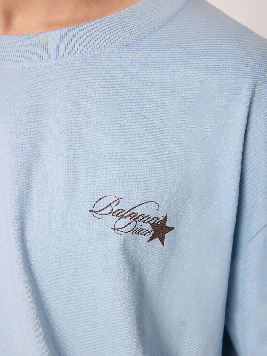 T-SHIRT M/C ODIT DIXIE Celeste