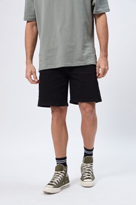 BERMUDA DENIM FLUX NEGRO JEAN