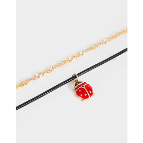 Set De Chokers Vaquita Dorado