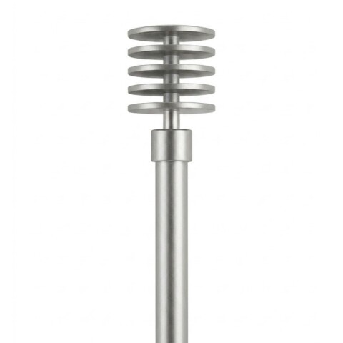VARA METAL PLATA P/CORTINA 122-218CM Unica