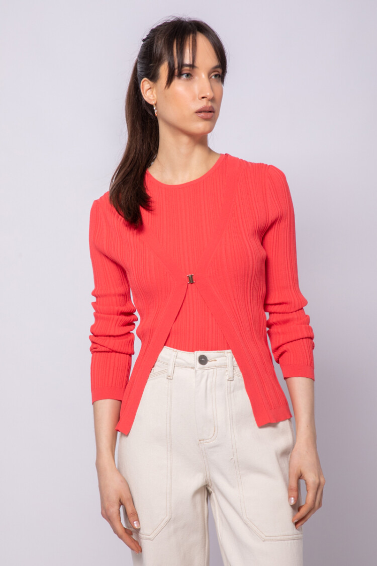 CARDIGAN GREENWICH Coral