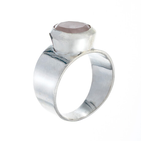 Anillo de plata 925 y Cuarzo Rosa Anillo de plata 925 y Cuarzo Rosa