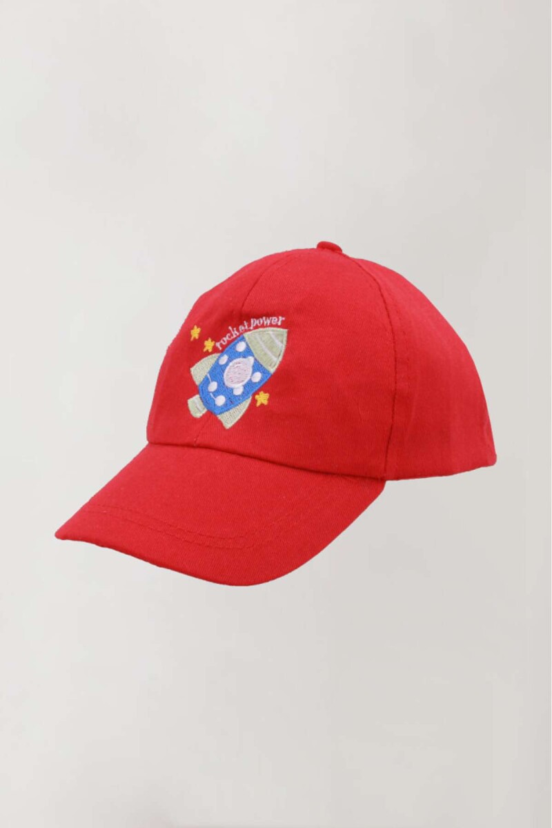 Gorro visera kids - Rojo 