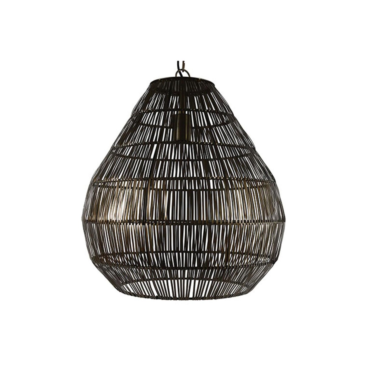 LÁMPARA - DE TECHO NEGRO METAL 786612 
