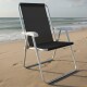Silla Alta Conforto Sannet Aluminio NEGRO