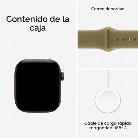 APPLE WATCH SERIES 12 (GPS) 42MM Reloj APPLE Watch Series 12 MJEF4LS/A 42MM GPS Sumergible 5ATM - Olive