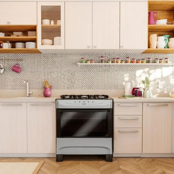 COCINA 5H A GAS HAMBURGO TITANIO - GRIS COCINA 5H A GAS HAMBURGO TITANIO - GRIS