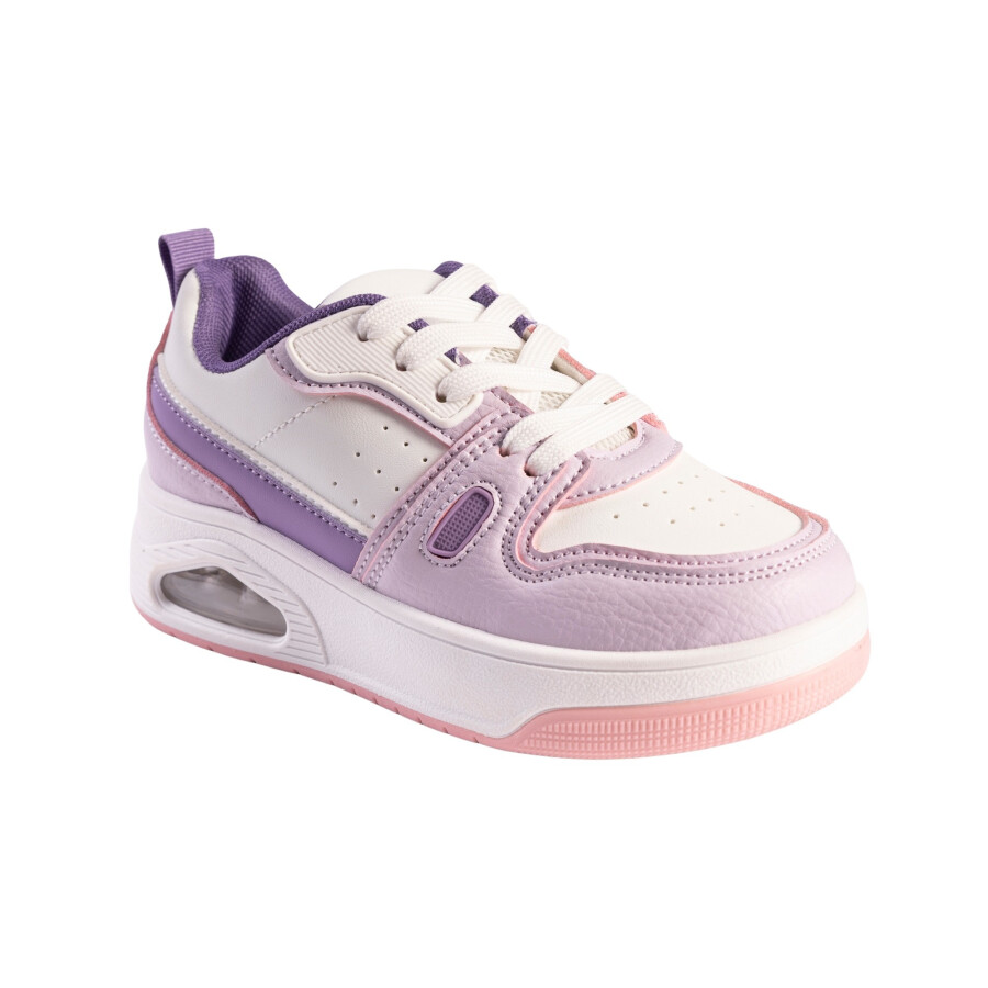 CAMERON CASUAL WHITE/LILA