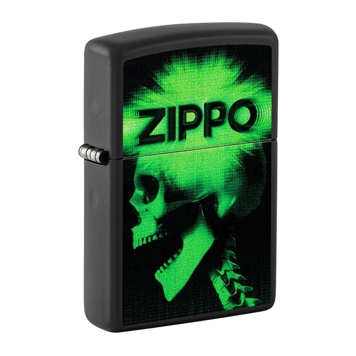 Encendedor Zippo Black Matte Skull - 48485 
