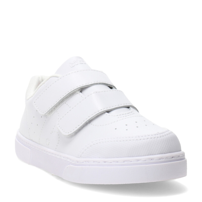 Championes Infantiles Bibi Colegial Velcros Blanco