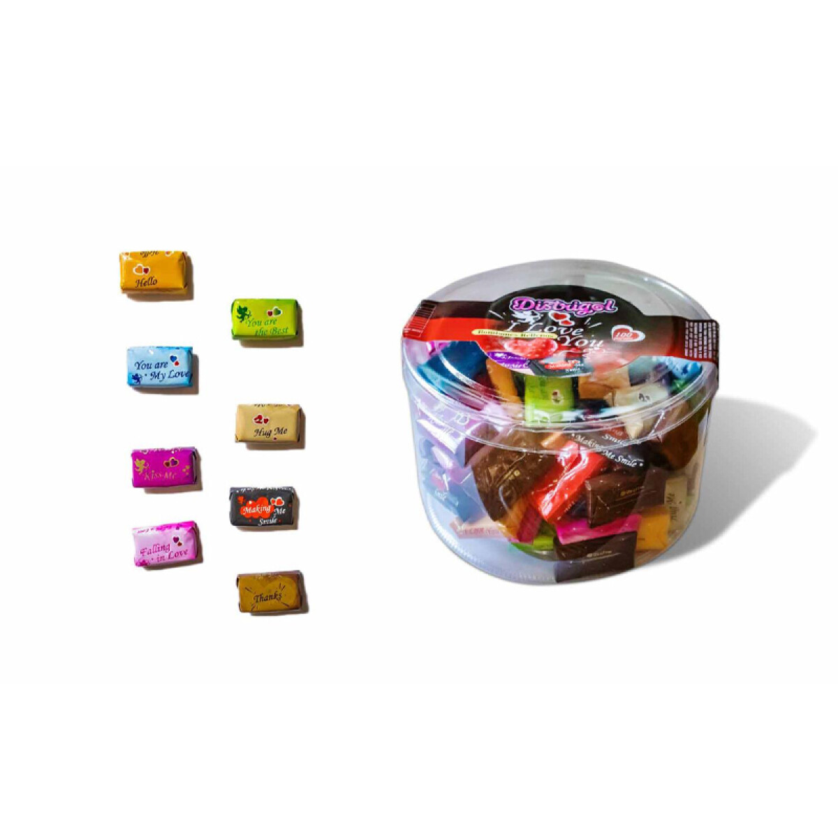 Chocolatin Love You DISTRIGOL x100u 500grs 