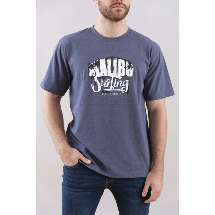 SNAKE T-SHIRT PRINT BLUE