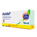 AUTDOL 120 MG. CJ X 7 COMP. REC. única