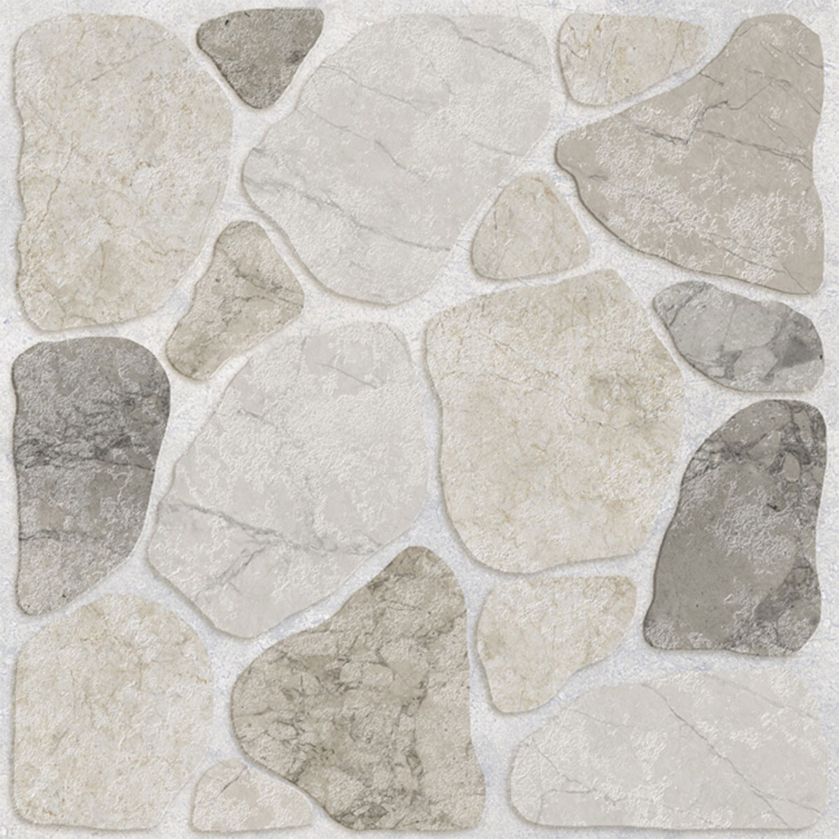 Ceramica Piso 45X45 Antideslizante Gama De Beige Piedra 