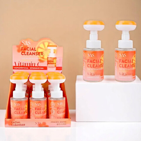 Limpiador facial vitamina C para todo tipo de piel Limpiador Facial Vitamina C Para Todo Tipo De Piel