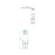 Griferia De Bidet Monocomando Aqualia Con Transferencia Negro Mate 35Mm NEGRO