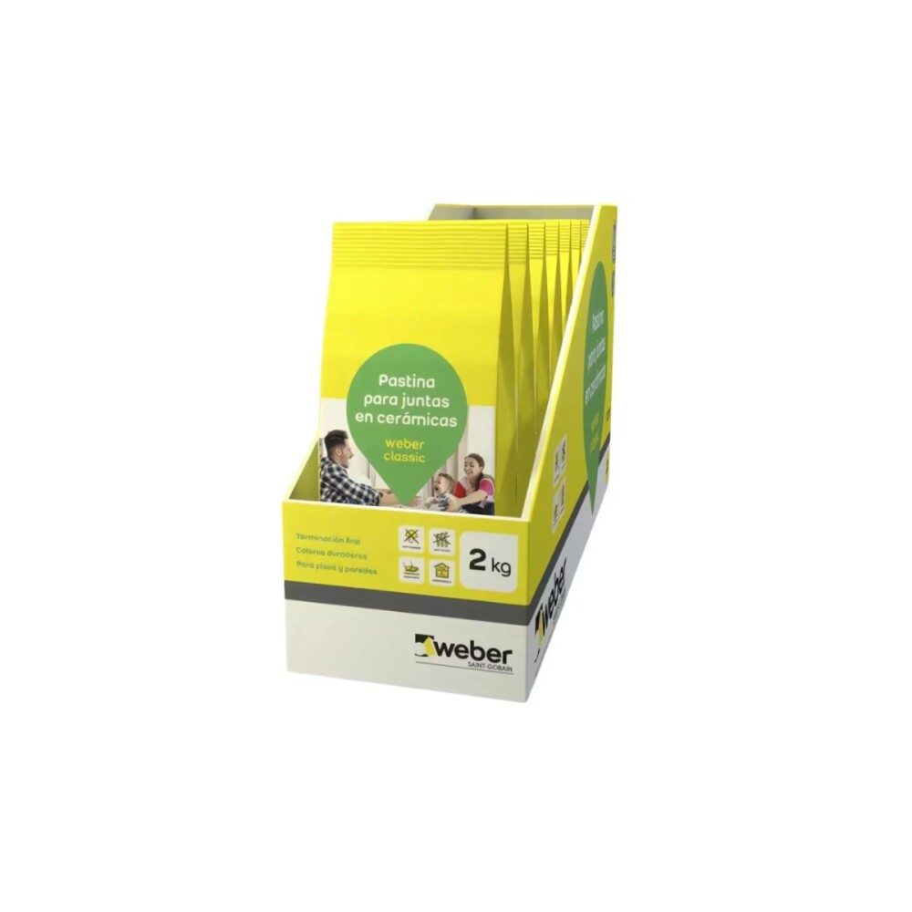 Pastina weber classic juntas 2kg Champagne Pastina Weber Classic Juntas 2kg Champagne