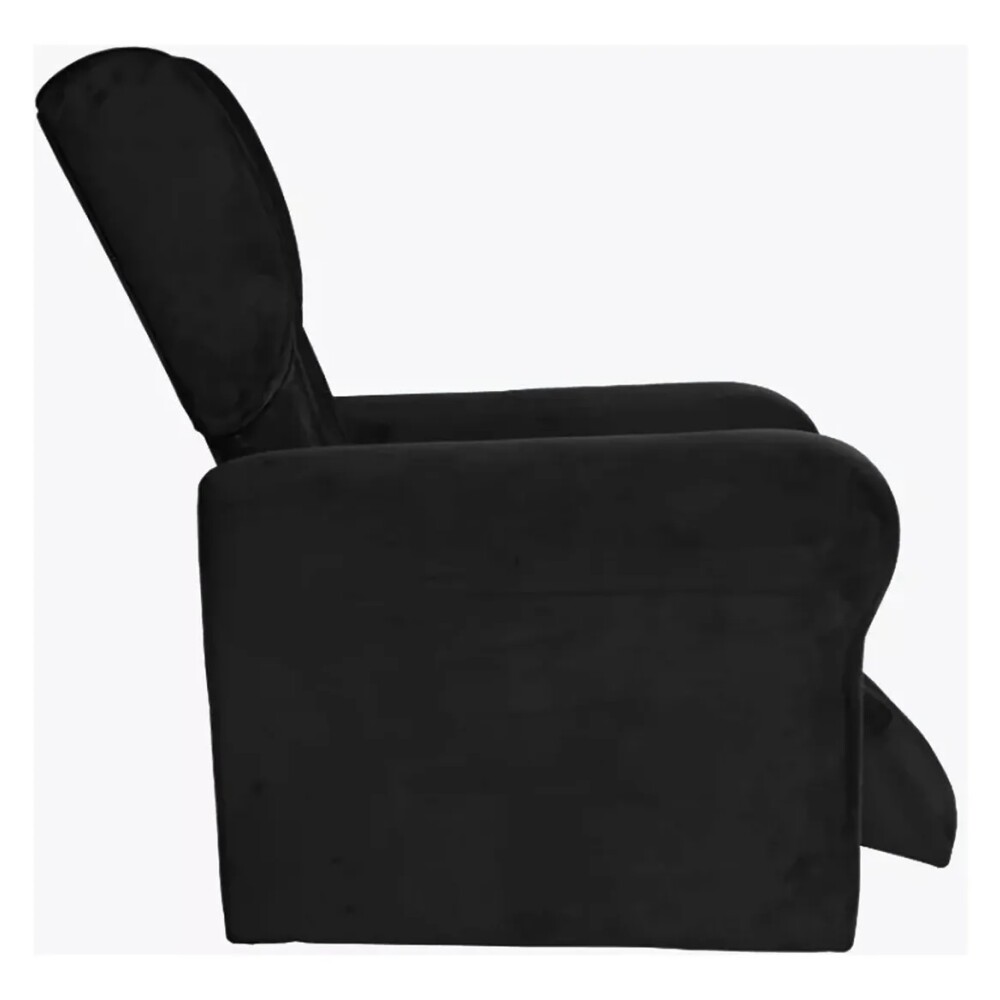 SOFÁ SILLÓN POLTRONA BUTACA RECLINABLE NEGRO