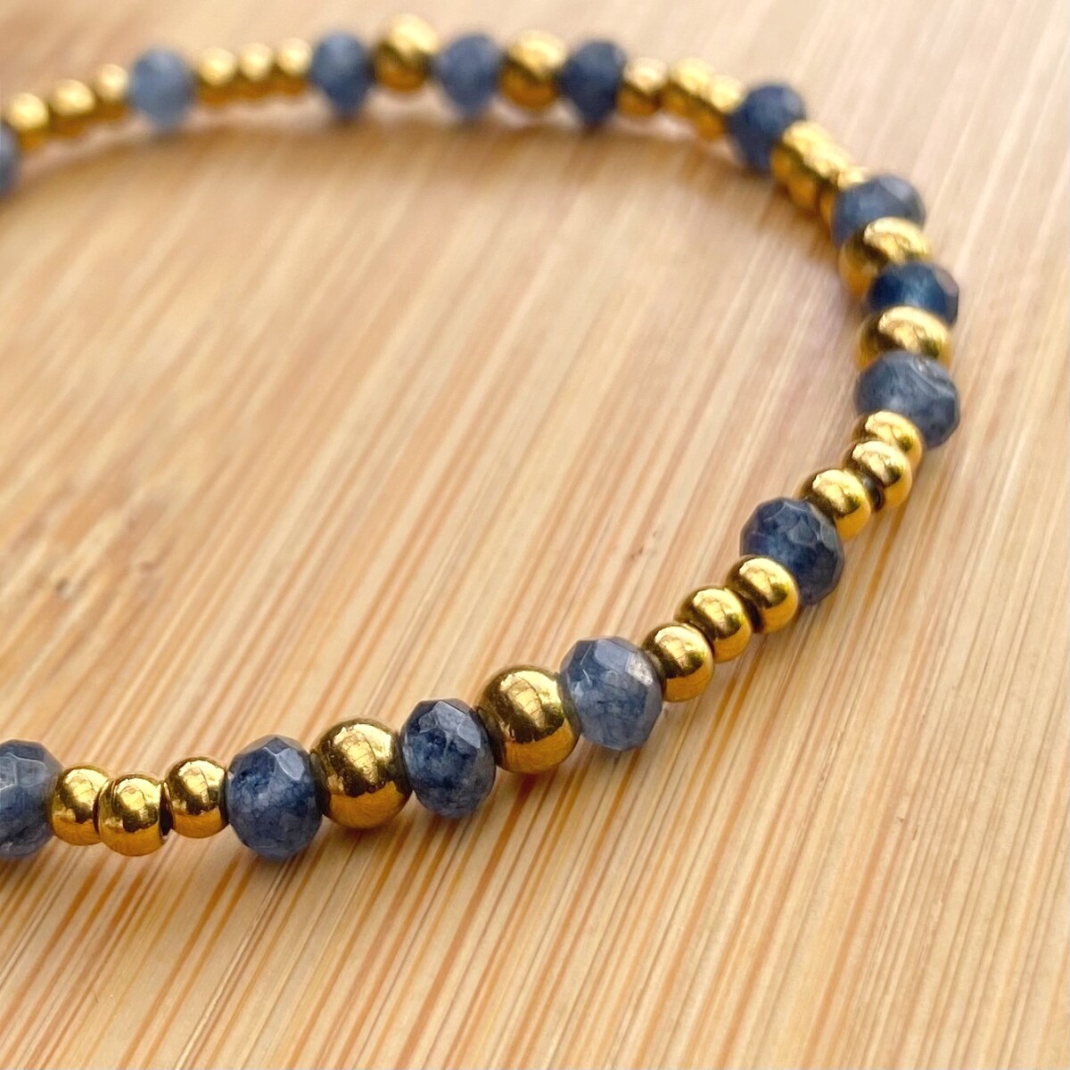 Pulsera TEXAS en acero y piedra natural 