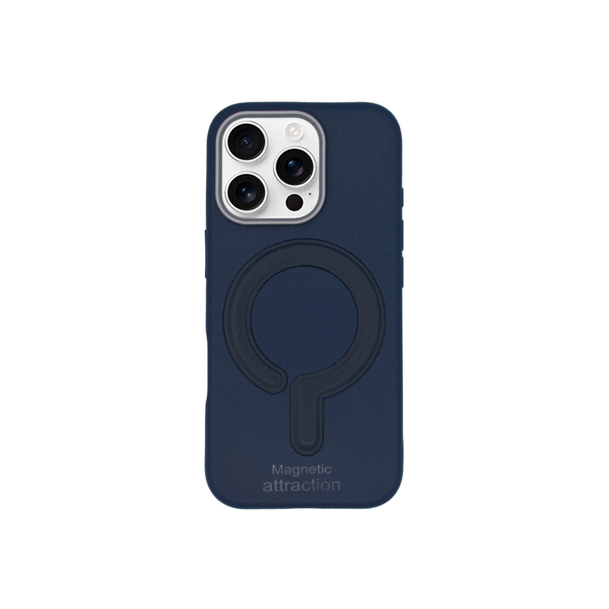 Protector para iPhone 16 Pro texturada color azul 