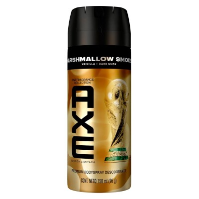Desodorante Aerosol Axe Marshmallow Smoke 150 Ml. Desodorante Aerosol Axe Marshmallow Smoke 150 Ml.