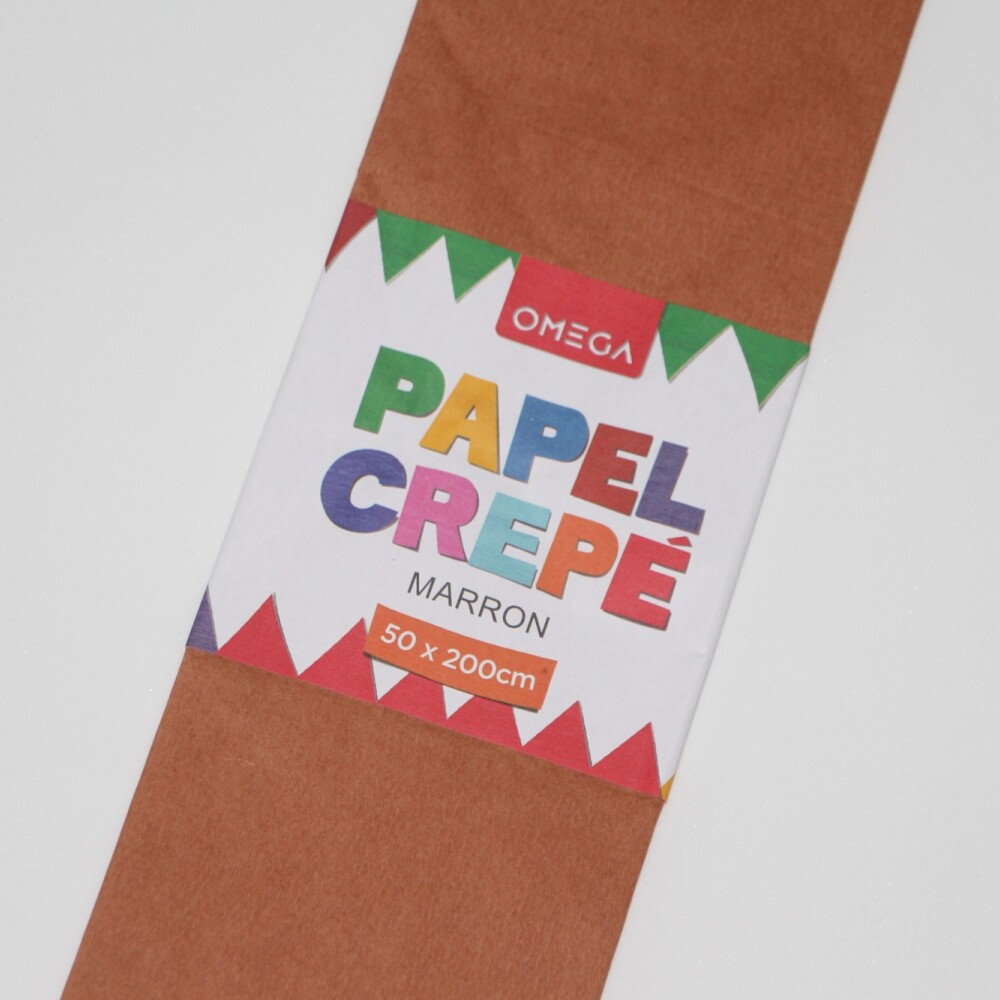 PAPEL CREPE 2MTS.X0.50 COLOR MARRÓN
