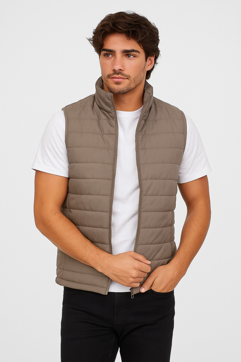 Chaleco Esrini - Taupe / Mink / Vison 