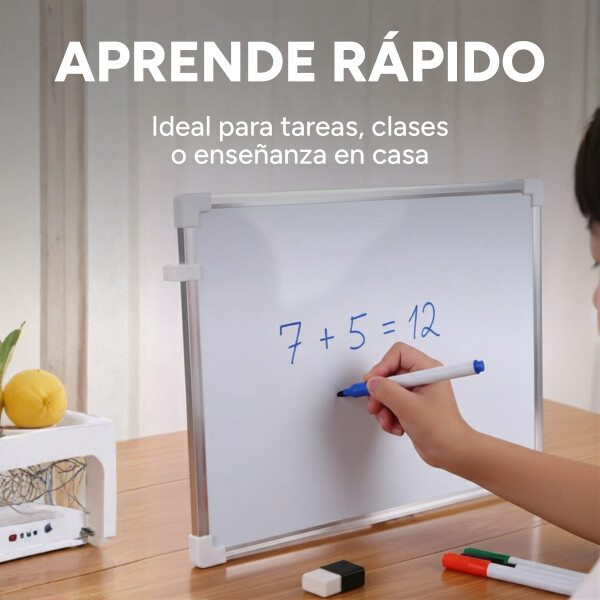 Pizarra Blanca Pizarrón Magnética 30x40 C/ Marcador Imanes Pizarra Blanca Pizarrón Magnética 30x40 C/ Marcador Imanes